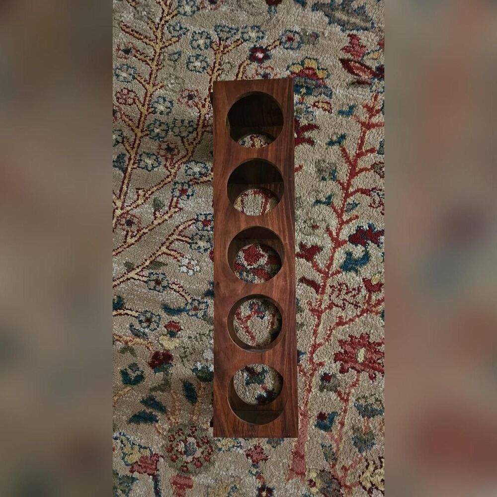 Crate-and-barrel Brown and Burgundy Dinnerware - Picture 2 of 4